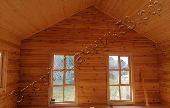 5 Брусовой дом ОД-12, 9х9м, 81М², Калужская область, Жуковский район, деревня Корсаково (2)